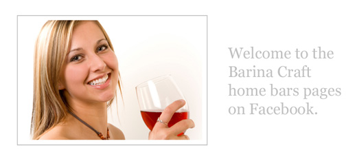 Barina Craft home bars is on Facebook.
