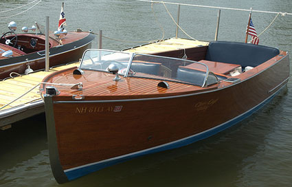 Pics Photos - Classic Boat In Board Runabout Wooden B625 Sunski 6 25m 