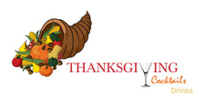 Thanksgiving cocktails and holiday themed drinks.